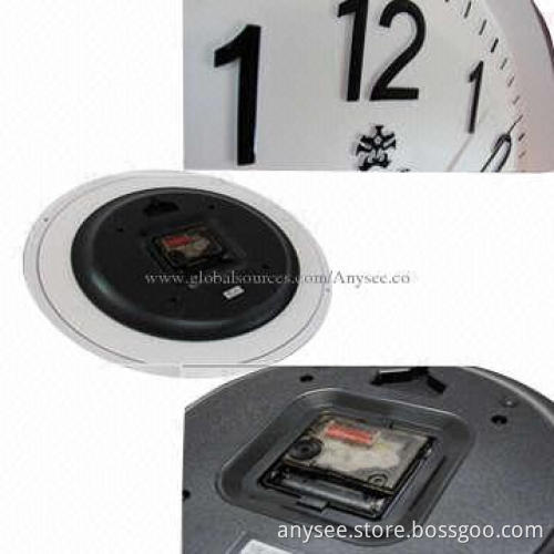 Clock Surveillance Camera with 1,280 x 720 Pixels Resolution of Video